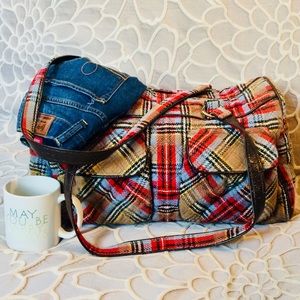 🏷SOLD* Vera Bradley plaid bag